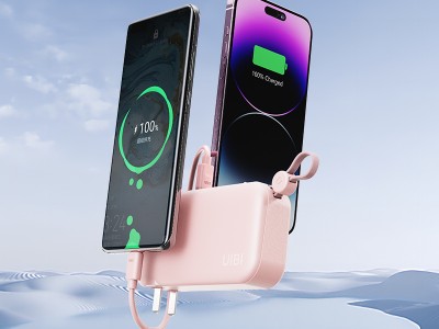 自带线+折叠插脚+充电宝，UIBI柚比10000mAh三合一充电宝全新发布！
